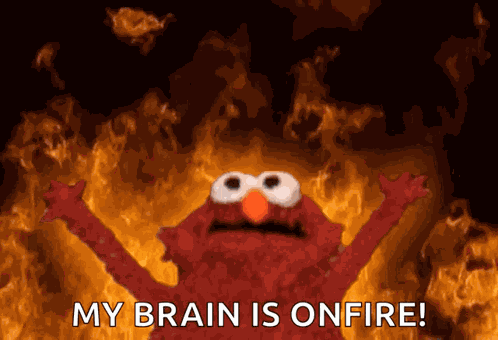 Elmo On Fire Funny GIF