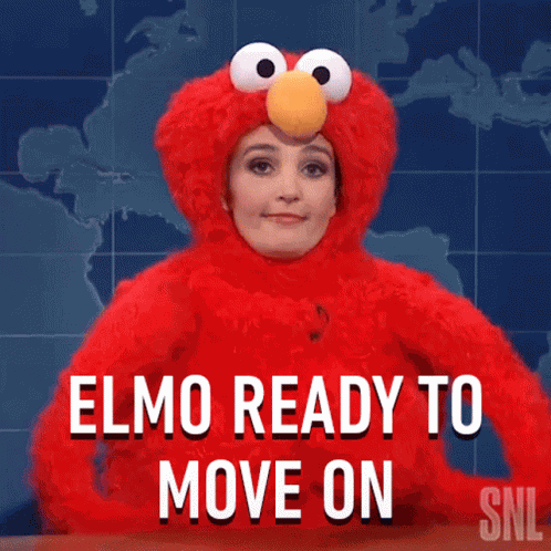 Elmo Ready To Move On Elmo GIF
