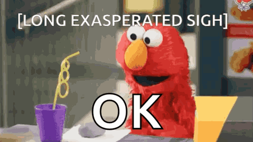 Elmo Sigh GIF
