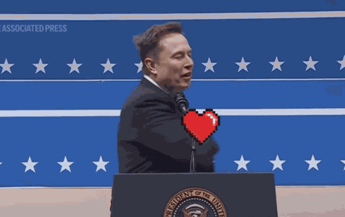 Elon Musk Heart GIF