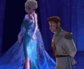 Elsa Slap GIF