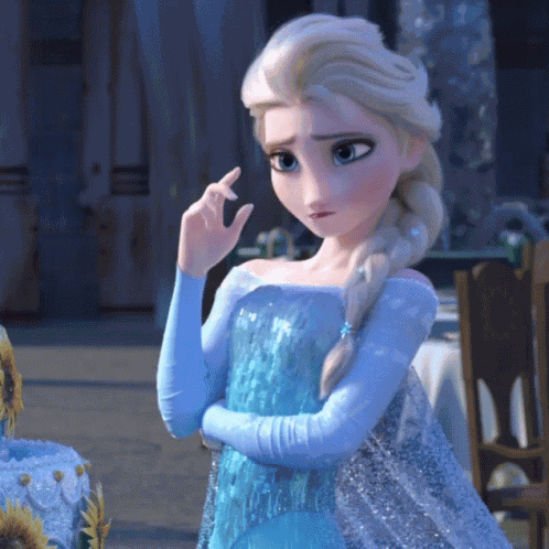 Elsa Stiff GIF
