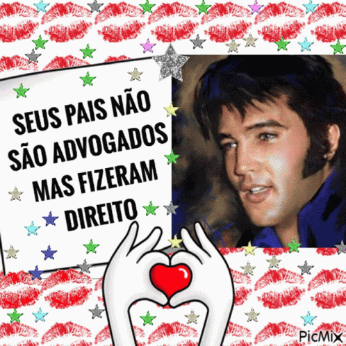 Elvis Presley Heart GIF