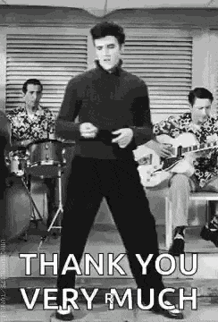 Elvis Thankyou GIF