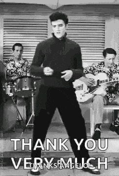 Elvis Thankyou GIF