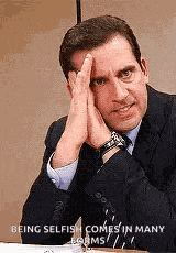 Embarrassed Michaelscott GIF
