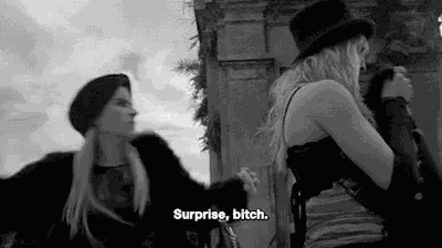 Emma Roberts Surprise Bitch GIF