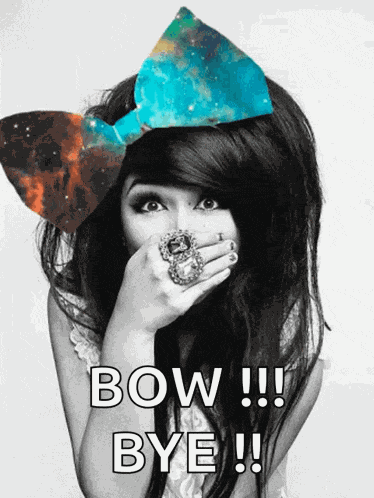 Emo Bow GIF