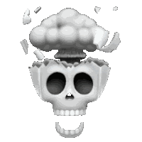 Emoji Skull Sticker