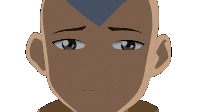 Emotional Aang Sticker