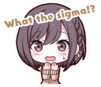 Ena Shinonome Ena What The Sigma Sticker