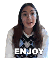 Enjoy Bustle Sticker