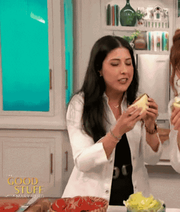 Enjoying-a-sandwich Happy GIF