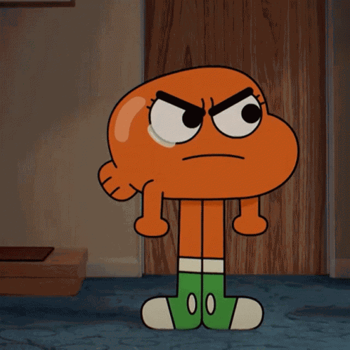 Enojado Darwin GIF