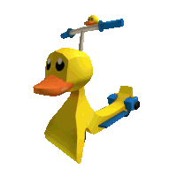 Epic Duck Roped Roblox Sticker