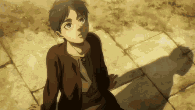 Eren Bored GIF