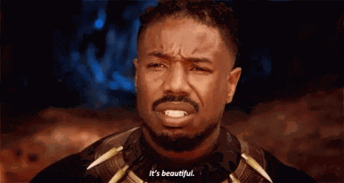 Erik Killmonger Its Beautiful GIF