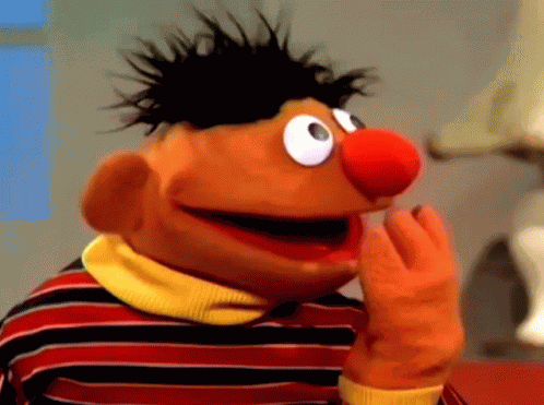 Ernie Sesame Street GIF