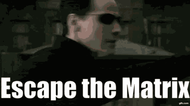 Escape The Matrix Escapematrix GIF