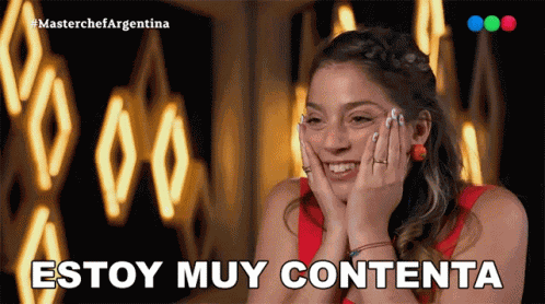 Estoy Muy Contenta No Lo Puedo Creer GIF