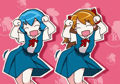 Evangelion Dancing GIF
