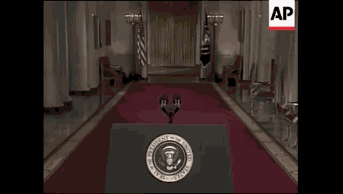 Evening Bush Addressing GIF