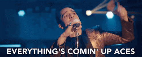 Everythings Coming Up Aces Success GIF