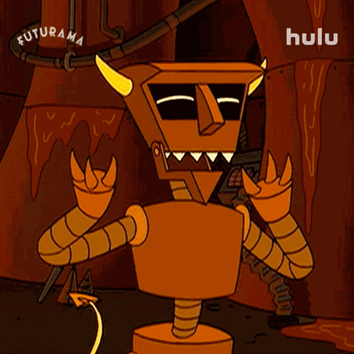 Evil Laugh Robot Devil GIF