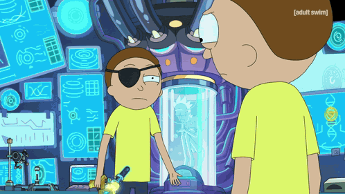 Evil Morty Rick GIF