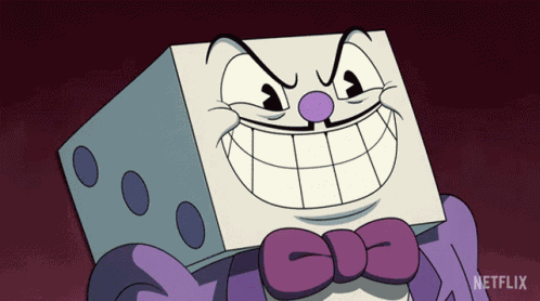 Evil Smile King Dice GIF