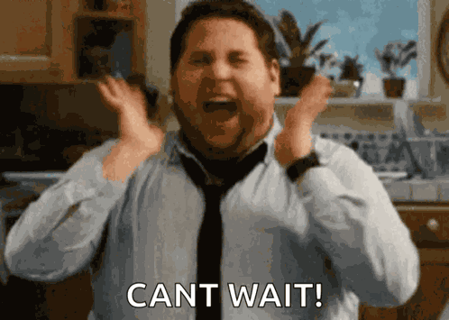 Excited Ah GIF