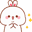 Excited Bunny Sticker