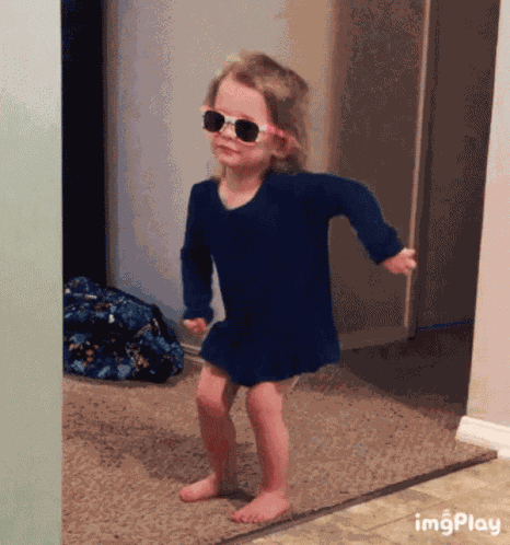 Excited Little Girl GIF