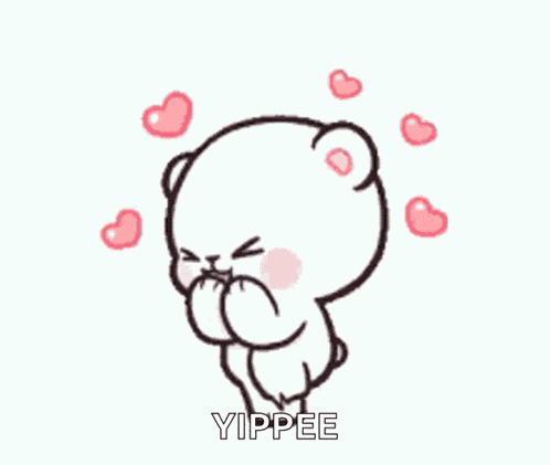 Excited Milk And Mocha GIF