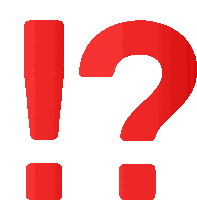 Exclamation And Question Mark Symbols Sticker