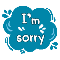 Excuse Apologies Sticker