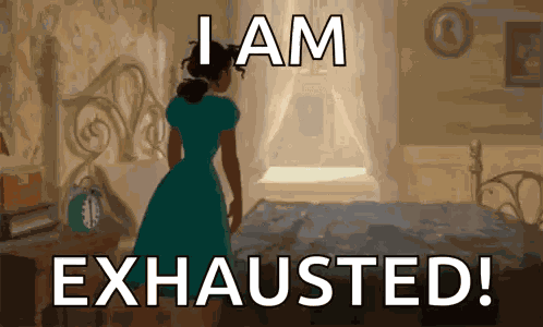 Exhausted Tired GIF