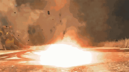 Explosion Running GIF