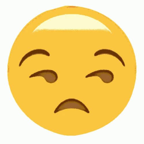Eye Roll Emoji GIF
