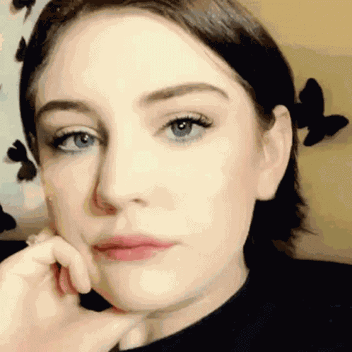 Eye Roll Smile GIF