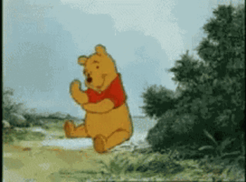 Eyebrow Up Winnie The Pooh GIF