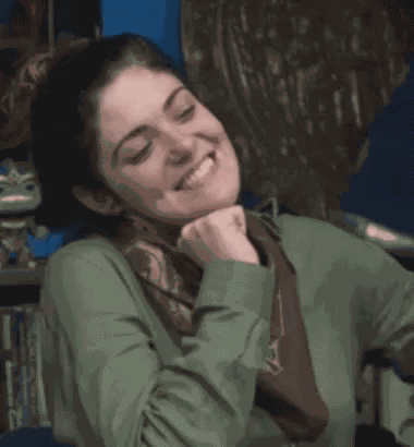 Eyebrow Wriggle Raised Brow GIF