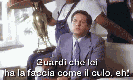 Faccia Da Culo Faccia Di Cazzo Renato Pozzetto GIF