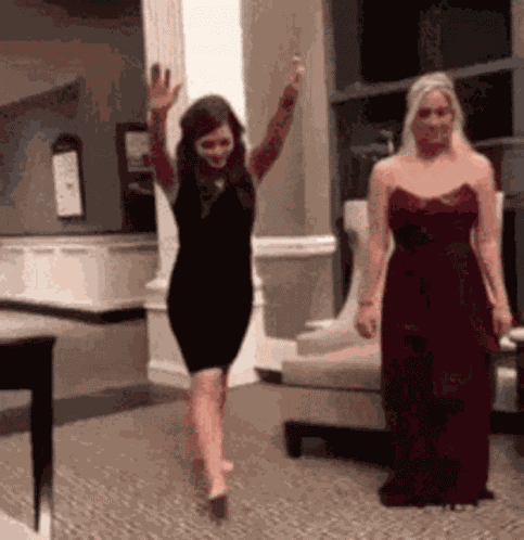 Fall Down Drunk Girl GIF