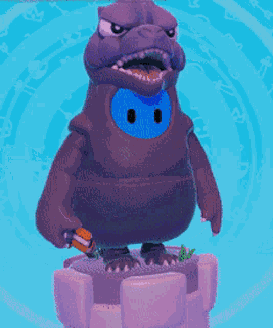 Fall Guys Godzilla GIF