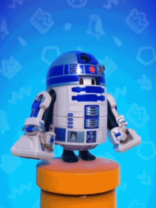 Fall Guys R2 D2 GIF
