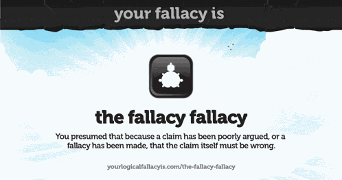Fallacy Fallacy Meme