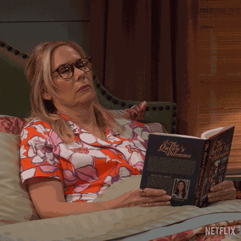 Falling Asleep While Reading Leanne Murphy GIF