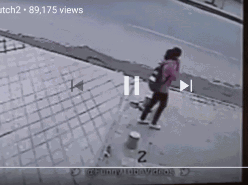 Falling Girl GIF