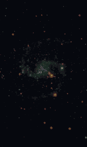 Falling Stars Galaxy GIF